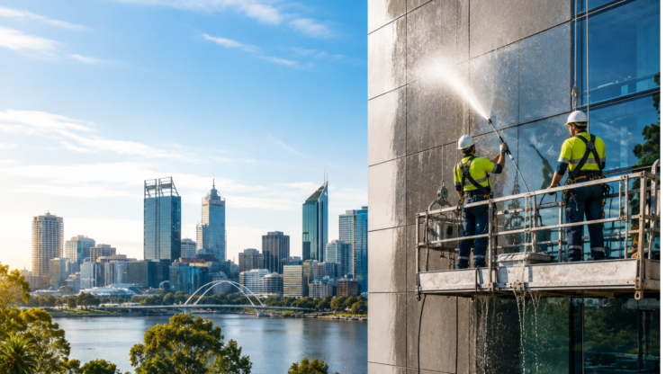 How Often Should Commercial Building Facades Be Cleaned in Perth?